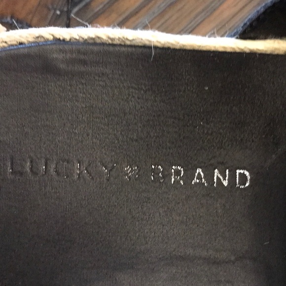 Lucky Brand Izbremma Leather Knot Espadrilles - Picture 10 of 13